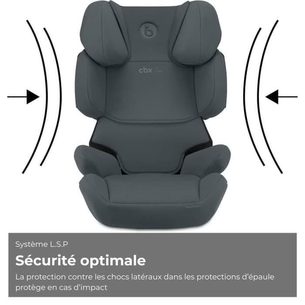 CYBEX Solution X i-Fix bilbältesstol - Cobblestone Grey