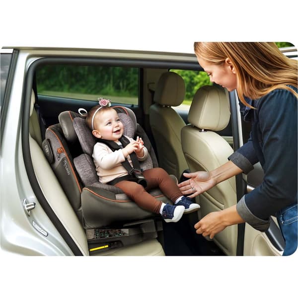 Nukido Prestige Line Autostol Sort/Grå 0-36kg ISOFIX