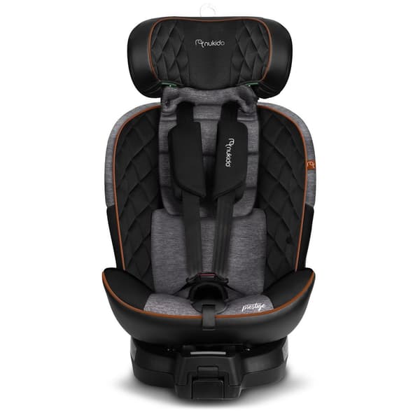Nukido Prestige Line Autostol Sort/Grå 0-36kg ISOFIX
