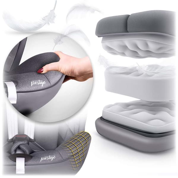 Nukido Prestige Line Bilbarnstol Grå 0-36kg ISOFIX
