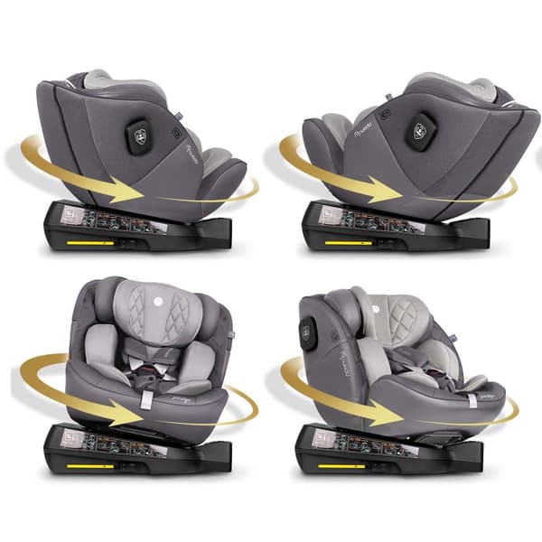 Nukido Prestige Line Bilbarnstol Grå 0-36kg ISOFIX