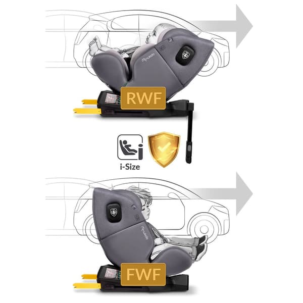 Nukido Prestige Line Bilbarnstol Grå 0-36kg ISOFIX