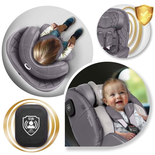 Nukido Prestige Line Bilbarnstol Grå 0-36kg ISOFIX