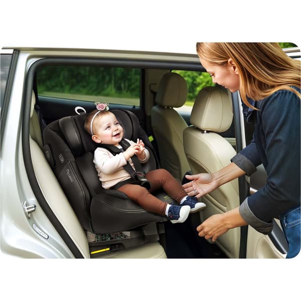 Nukido Aero Line Bilbarnstol Svart 0-36kg ISOFIX