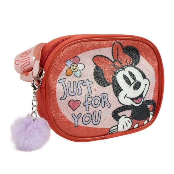 Axelväska Minnie Mouse Röd 14,5 x 10,5 x 4,0 cm