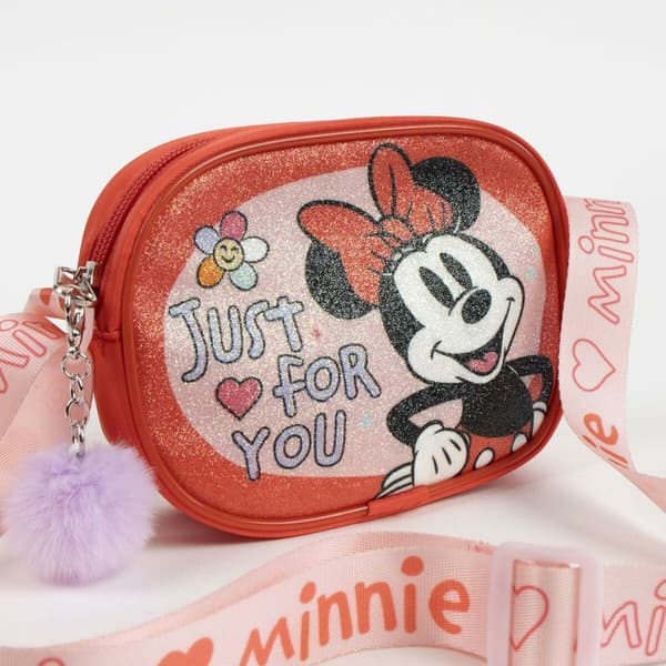 Olkalaukku Minnie Mouse Punainen 14,5 x 10,5 x 4,0 cm