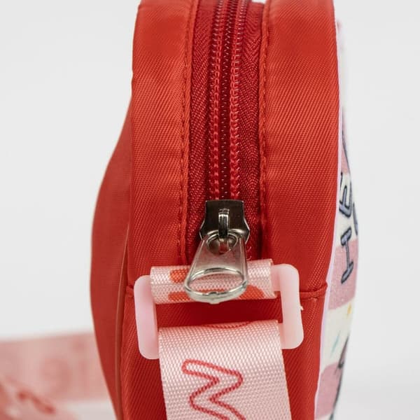 Skulderbag Minnie Mouse Rød 15,0 x 14,0 x 4,0 cm