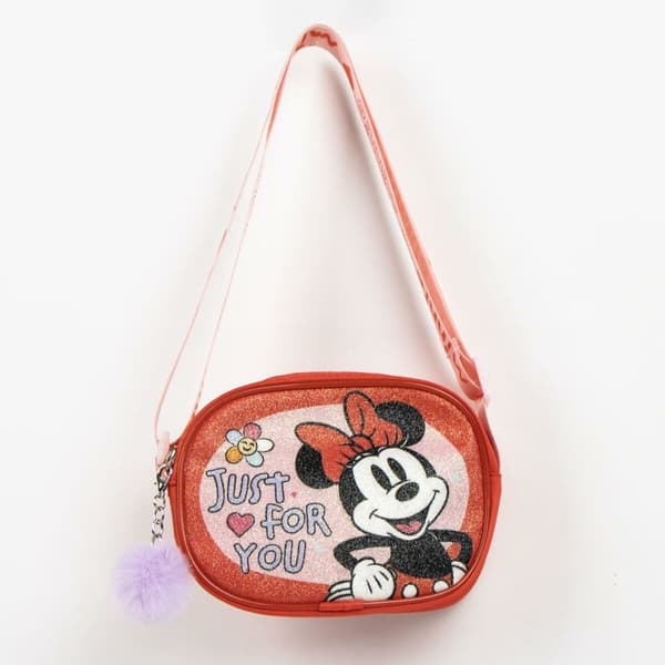 Axelväska Minnie Mouse Röd 14,5 x 10,5 x 4,0 cm