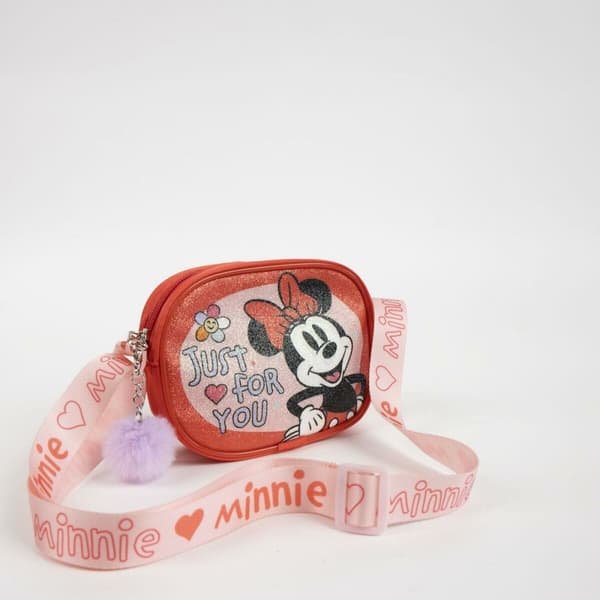 Axelväska Minnie Mouse Röd 14,5 x 10,5 x 4,0 cm
