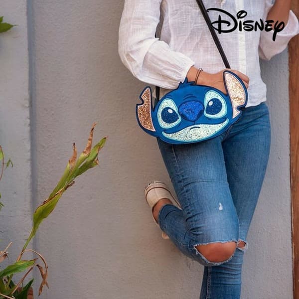 Skuldertaske Stitch Disney 72809 Blå 26,5 x 18,0 x 5,0 cm