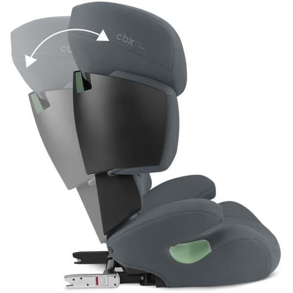 Bilbarnstol CBX by CYBEX SOLUTION X I-FIX 3 till 12 år - Grupp 2/3 - 100 till 150 cm Grå | grå