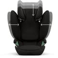 Miniatyrbild 3 av 4: Bilbarnstol Cybex Gold SOLUTION G2 I-FIX 3 till 12 år - Grupp 2/3 - 100 till 150 cm Magic Black | black