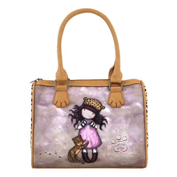 Handväska Gorjuss Purrrrrfect Love Leopard 28 x 22 x 13 cm