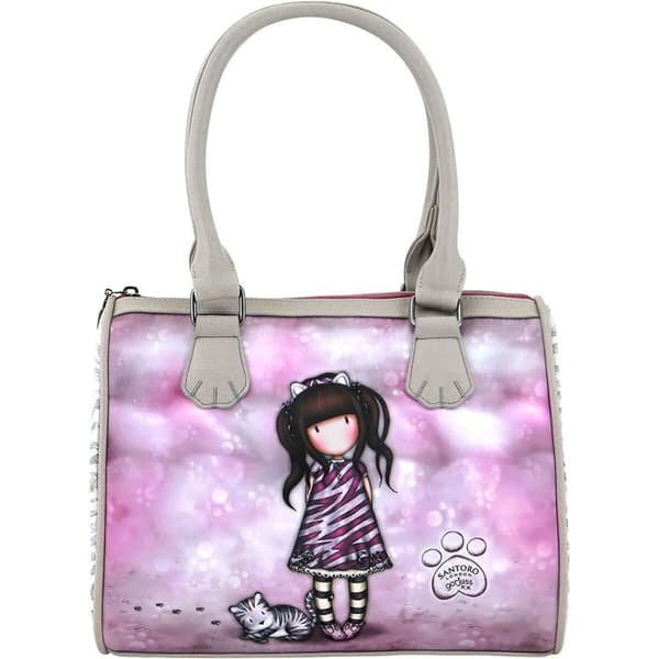 Handväska Gorjuss Ruby Wild Grå 28 x 22 x 13 cm