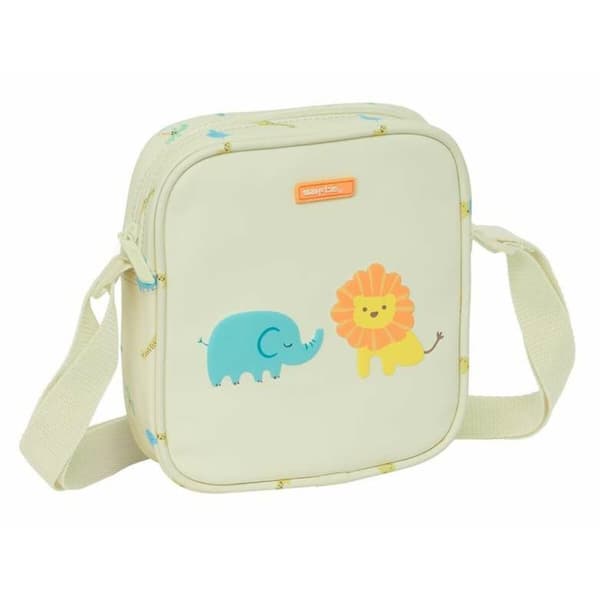 Skuldertaske Safta 16 x 18 x 4 cm Jungle
