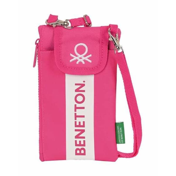 Mobiltaske Benetton Fuchsia Pink 10 x 19 cm