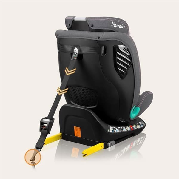 Evolutiv bilbarnstol LIONELO Bastiaan One i-Size - 360° svängbar bas - 40-150 cm - 0-36 kg - ISOFIX - Grupp 0+/1/2/3 - Rosa