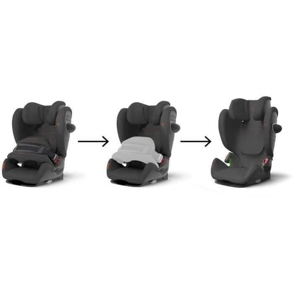 CYBEX Pallas G bilbarnstol - i-Size - Framåtvänd - 16 månader till 12 år - Grupp 1/2/3 - 76 till 150 cm - Grå
