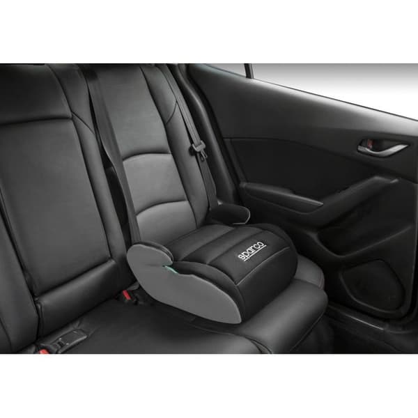 REHAUSSEUR BAS SVART/GRÅ ECE R129 ISIZE SPARCO