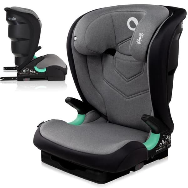 Bilstol för baby LIONELO Neal i-Size - ISOFIX - 100–150 cm - 15-36 kg - Grå