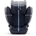 Miniatyrbillede 4 af 4: Autostol - CYBEX - Solution G2 i-Fix Plus stof - Ocean Blue