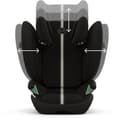 Miniatyrbillede 3 af 4: Autostol - CYBEX - Solution G2 i-Fix Plus stof - Moon Black