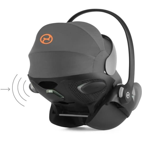 Cloud G CYBEX i-Size babyautostol - Liggende - Åndbart stof - Flygodkendt - Moon Black