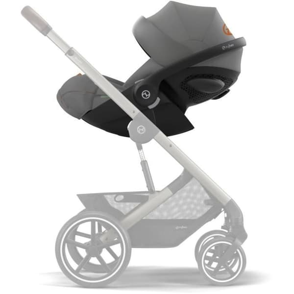 Cloud G CYBEX i-Size babyautostol - Liggende - Åndbart stof - Flygodkendt - Moon Black
