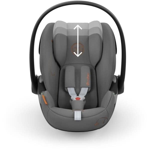 Cloud G CYBEX i-Size babyautostol - Liggende - Åndbart stof - Flygodkendt - Moon Black