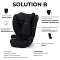 Miniatyrbild 2 av 3: CBX by CYBEX SOLUTION B I-FIX bilbarnstol 3 till 12 år - Grupp 2/3 - 100 till 150 cm Svart | svart