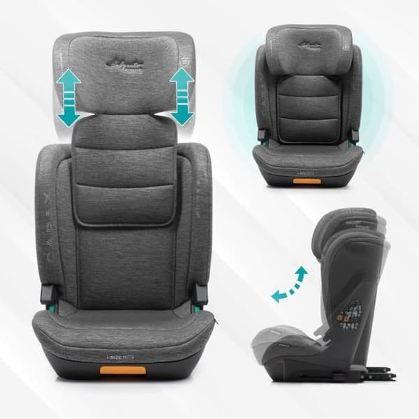 Autostol - BABY CAR - CAPAX BLACK LINE - 4-12 år - I-Size - 100-150 cm