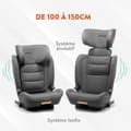 Miniatyrbillede 2 af 6: Autostol - BABY CAR - CAPAX BLACK LINE - 4-12 år - I-Size - 100-150 cm