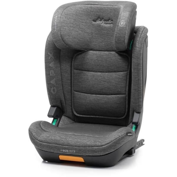 Autostol - BABY CAR - CAPAX GRÅ DOBBY - 4-12 år - I-Size - 100-150 cm