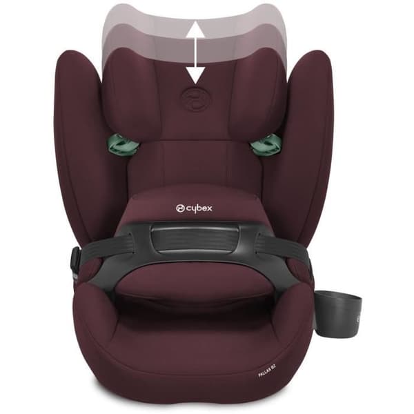 CYBEX PALLAS B2 I-SIZE autostol - Fra 15 måneder til 12 år - Rumba rød og mørkerød