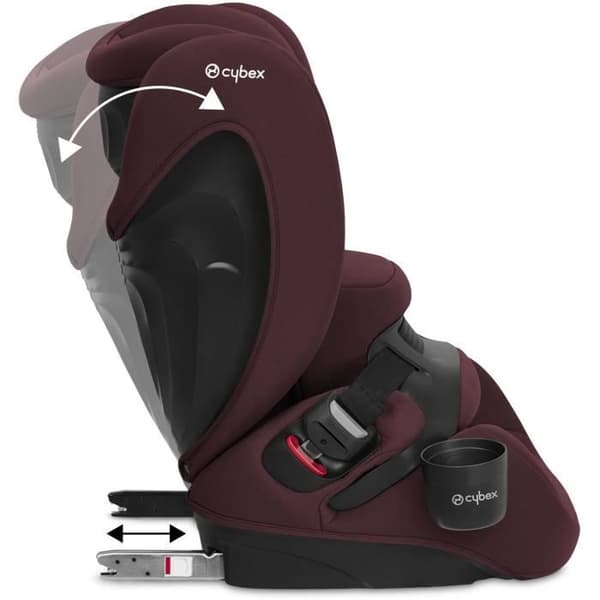CYBEX PALLAS B2 I-SIZE autostol - Fra 15 måneder til 12 år - Rumba rød og mørkerød