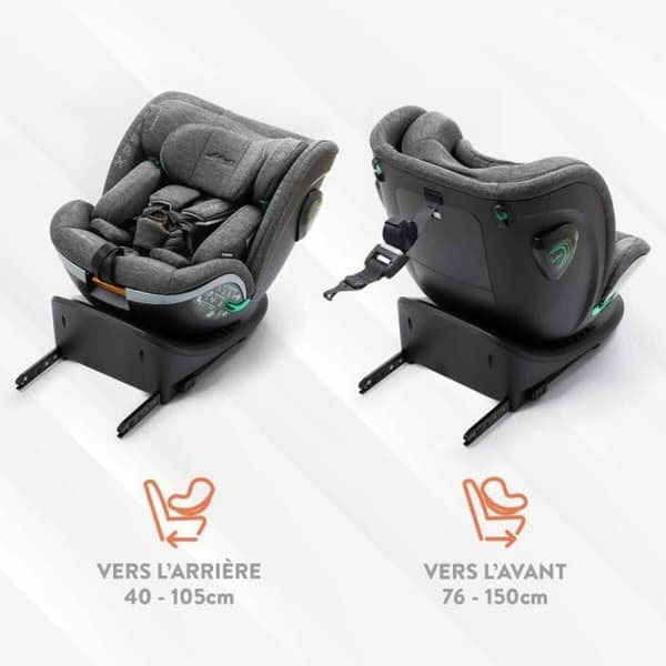 stol Babyauto XPERTA GREY DOBBY Grå 0 (de 0 a 10 kilos) I (9 - 18 kg) II (15-25 kg) III (22 - 36 kg) Børns ECE R129
