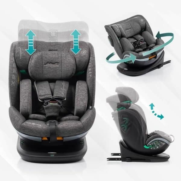 stol Babyauto XPERTA GREY DOBBY Grå 0 (de 0 a 10 kilos) I (9 - 18 kg) II (15-25 kg) III (22 - 36 kg) Børns ECE R129