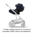 Miniatyrbild 4 av 5: Cloud G i-Size Plus babyskydd - Oceanblå - CYBEX