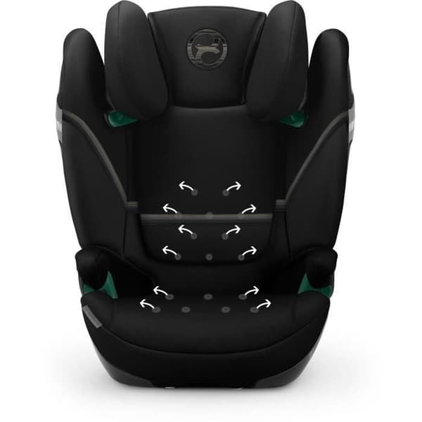 Cybex Gold SOLUTION S2 I-FIX bilbarnstol 3 till 12 år - Grupp 2/3 - 100 till 150 cm Moon Black | svart