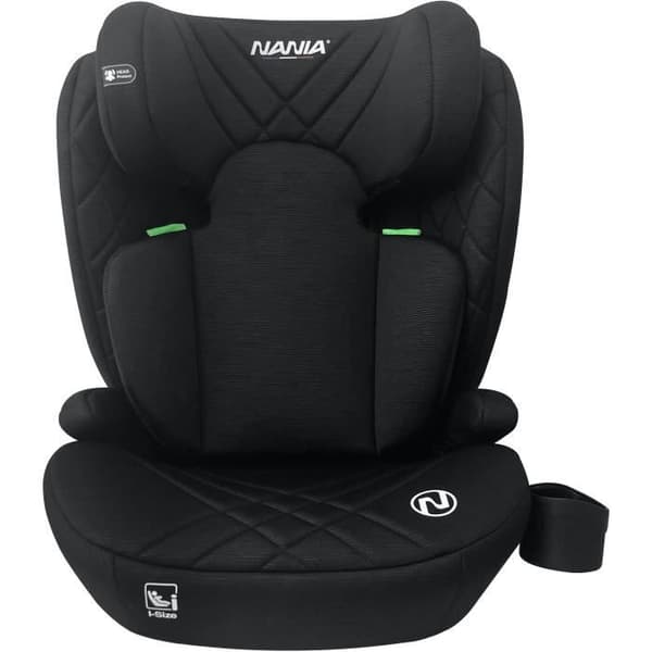 Isofix-bilbarnstol - NANIA - BARI - Grupp 2/3 - I-storlek - Svart