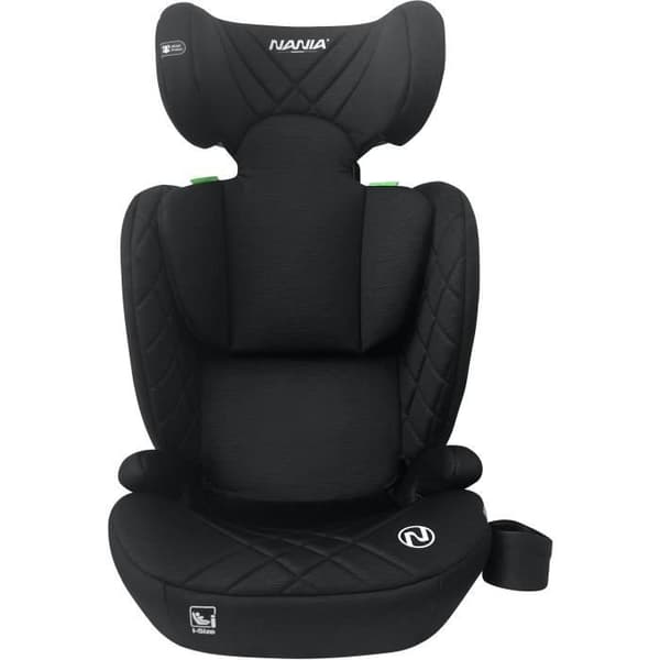 Isofix-bilbarnstol - NANIA - BARI - Grupp 2/3 - I-storlek - Svart