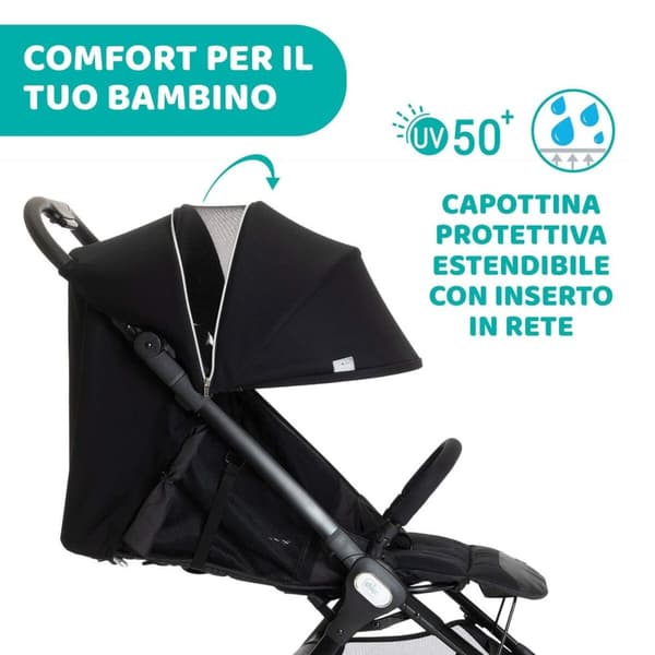 Barnvagn Chicco Svart