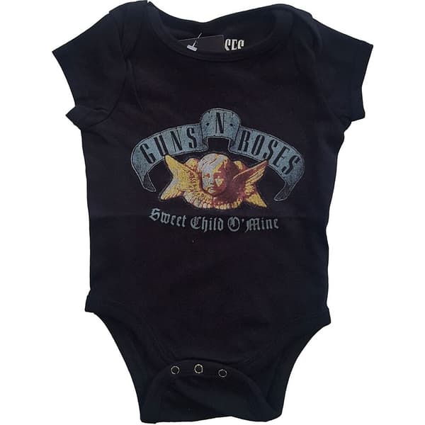 Guns N' Roses Kids Baby Grow: Sweet Child O' Mine (3-6 Months)