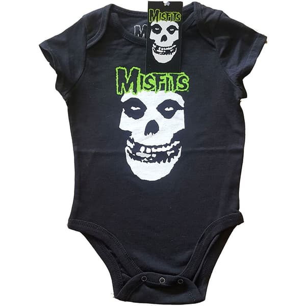 Misfits Kids Baby Grow: Skull & Logo (3-6 Months)