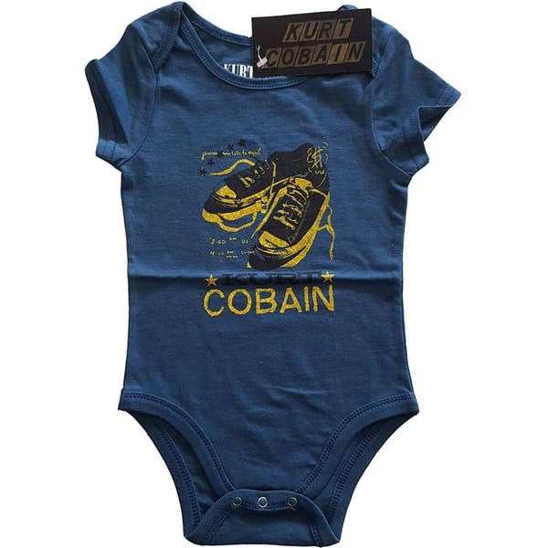 Kurt Cobain Kids Baby Grow: Laces (6-9 Months)