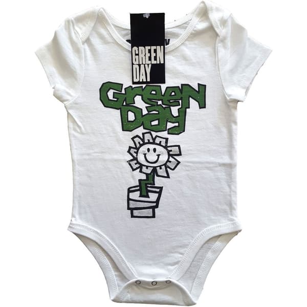 Green Day Kids Baby Grow: Flower Pot (12 Months)