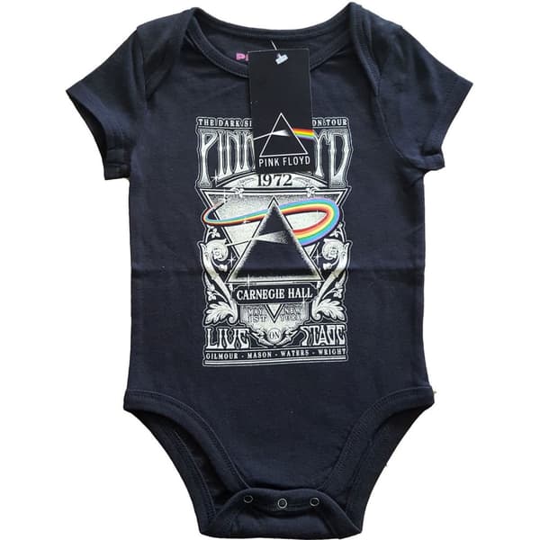Pink Floyd Kids Baby Grow: Carnegie Hall Poster (12 Months)