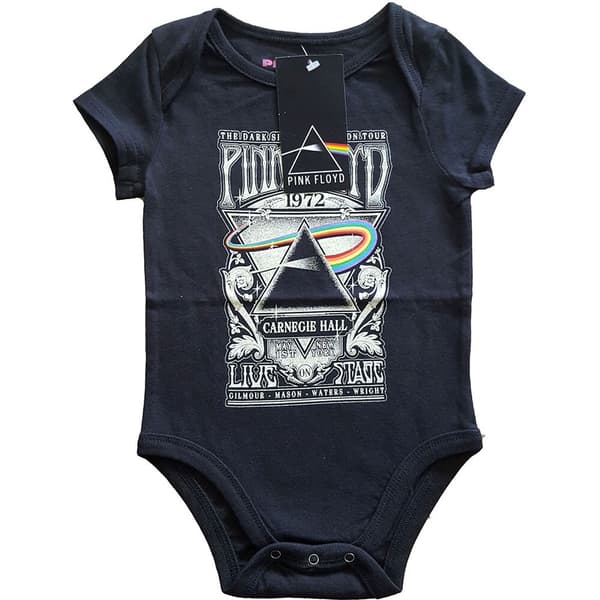 Pink Floyd Kids Baby Grow: Carnegie Hall Poster (12 Months)