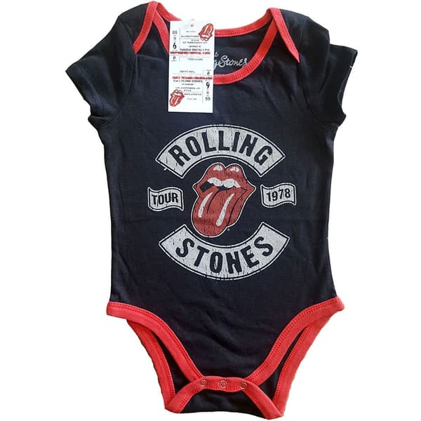 The Rolling Stones Kids Baby Grow: US Tour 1978 (12 Months)