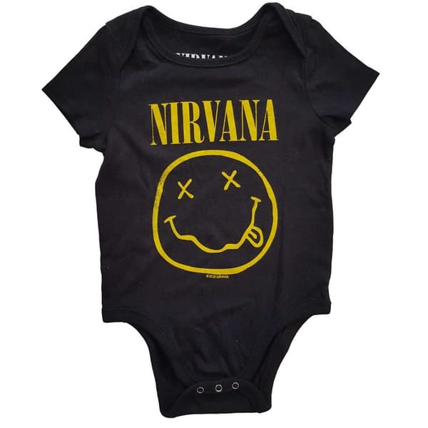 Nirvana Kids Baby Grow: Yellow Smiley (18 Months)